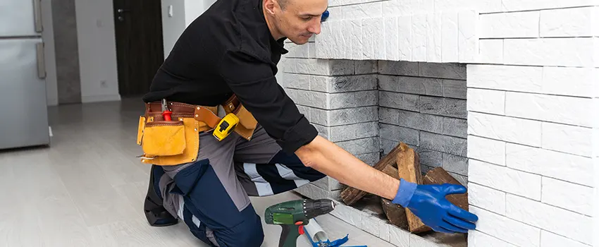 Fireplace Damaged Damper Frame Repair Services in Dublin, Georgia