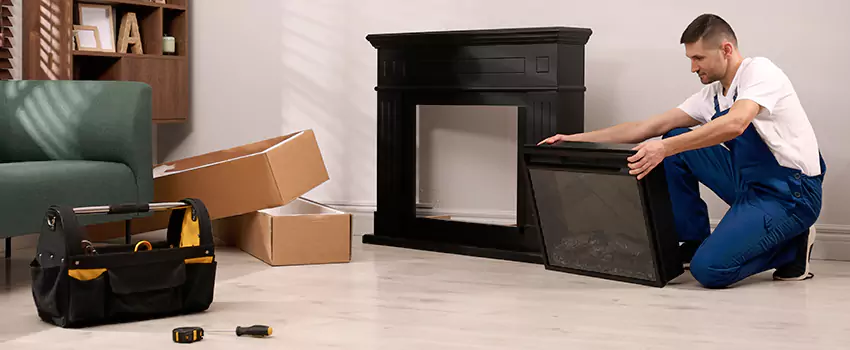 Old Rusted Metal Fireplace Repair And Replacement in Dublin, GA